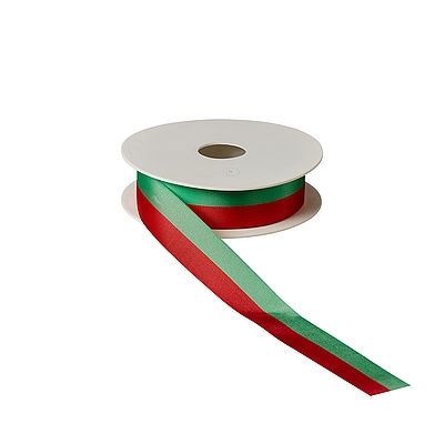 Vereinsband Grün-Rot 25mm