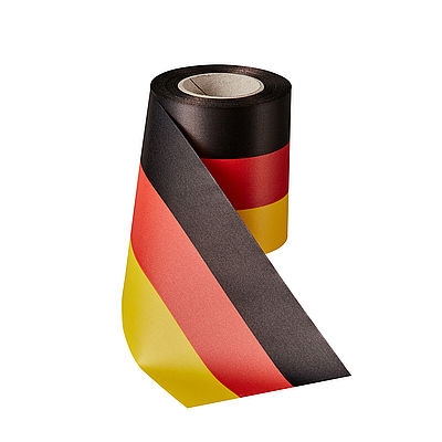 Nationalband Super-Satin Schwarz-Rot-Gelb Deutschland BRD