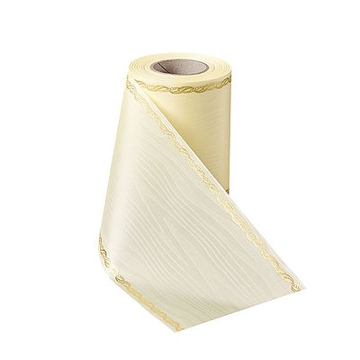 Präge-Moiré Sekt mit Rand Perlenkette in Gold