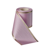 Präge-Moiré Altrosa mit Goldrand Präge-Moiré Altrosa mit Goldrand