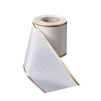 Präge-Moiré Natur mit Goldrand