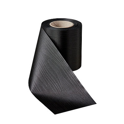 Präge-Moiré Schwarz