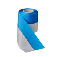 Nationalband-Moiré Mittelblau-Weiß Nationalband-Moiré Mittelblau-Weiß