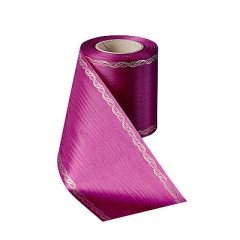 Präge-Moiré Erika mit Rand Perlenkette in Gold Präge-Moiré Erika mit Rand Perlenkette in Gold