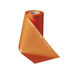 Präge-Moiré Terracotta mit Rand Perlenkette in Gold Präge-Moiré Terracotta mit Rand Perlenkette in Gold